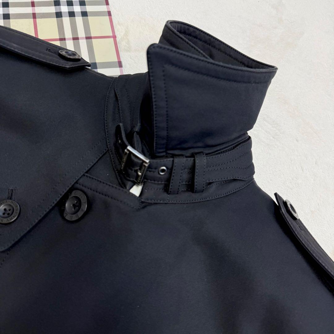 【美品】バーバリーブラックレーベル 着脱可能 ライナー付 トレンチコート M