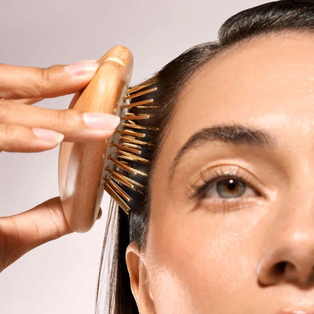 新品 FOX プレミアム FOX カッサ ウッド ミニハート ヘアブラシ