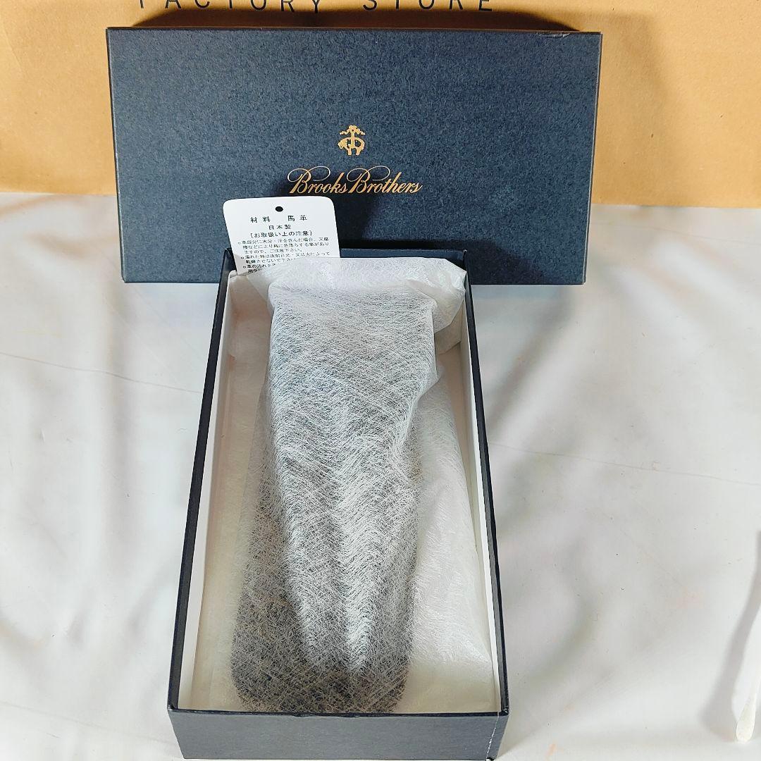 【新品極上品】ブルックスブラザーズ ホーウィン社製コードバン 高級馬革ペンケース