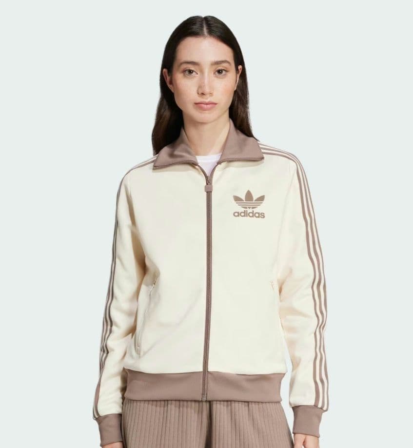 美品 アディダス オリジナルス トラックトップ ジャージ モカブラウン 匿名配送