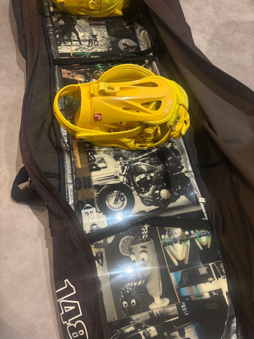 スノーボード 板とバッグ 149cm ブラウンセット