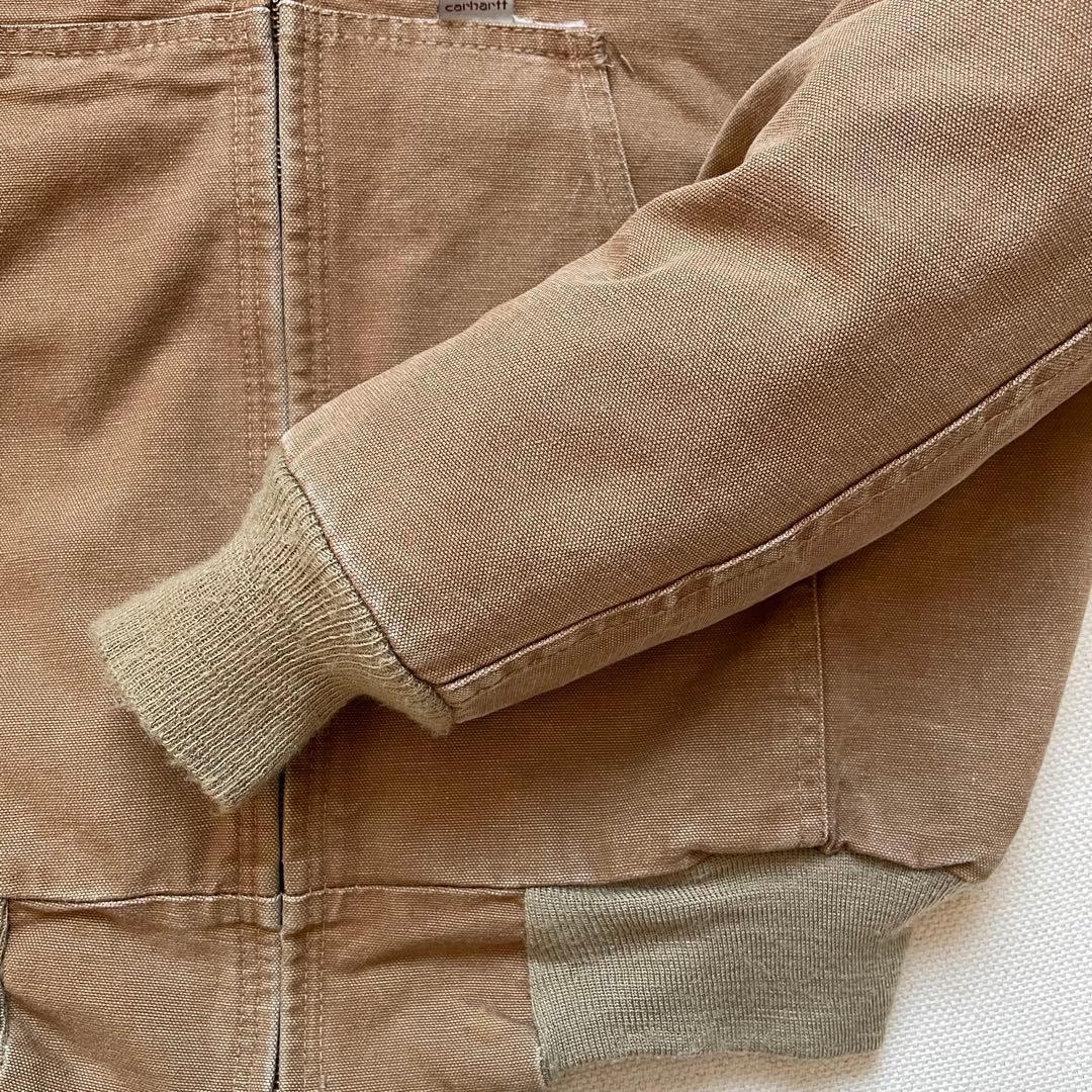 カーハート アクティブジャケット 80s USA製 星タグ ブラウンダック L