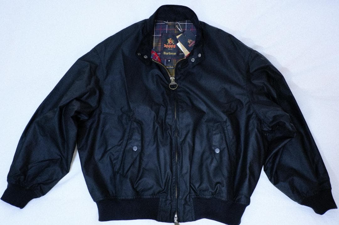 な*う様 【新品未】Barbour×Baracuta G9 ワックスブルゾン M