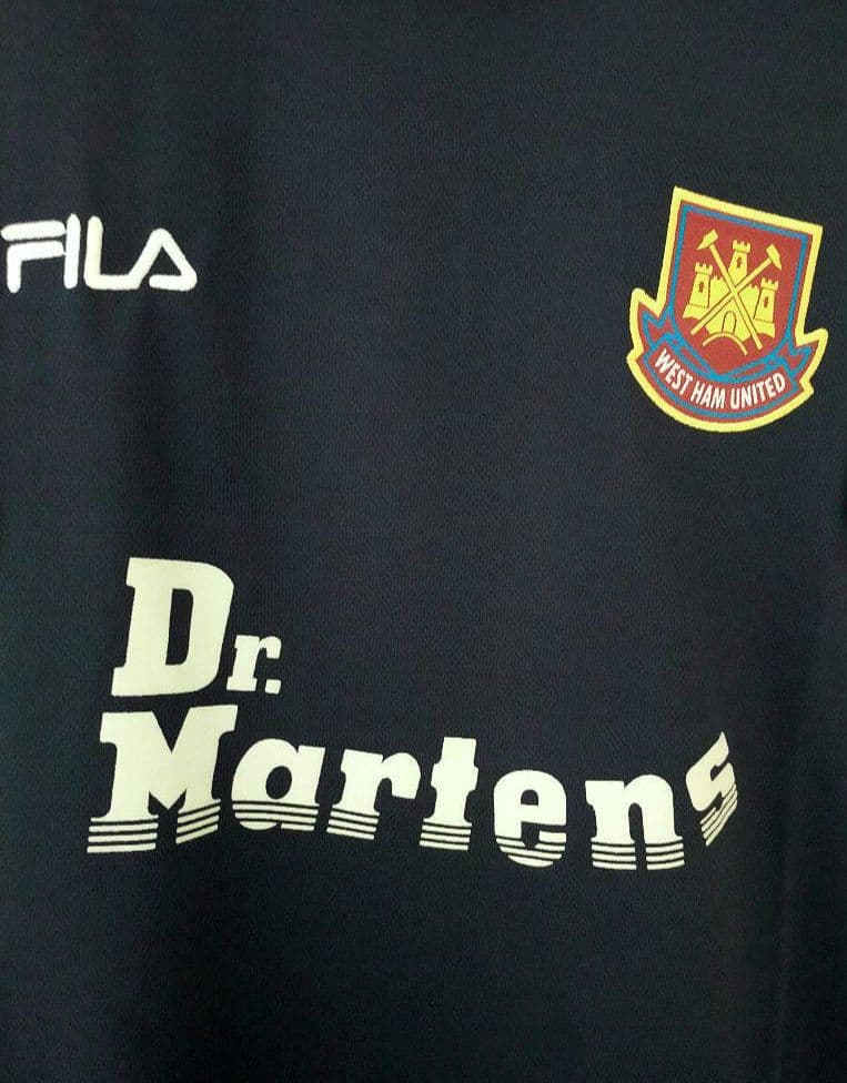 【激レア】ウェストハム ドクターマーチン 00/01 プレミアユニ Lサイズ