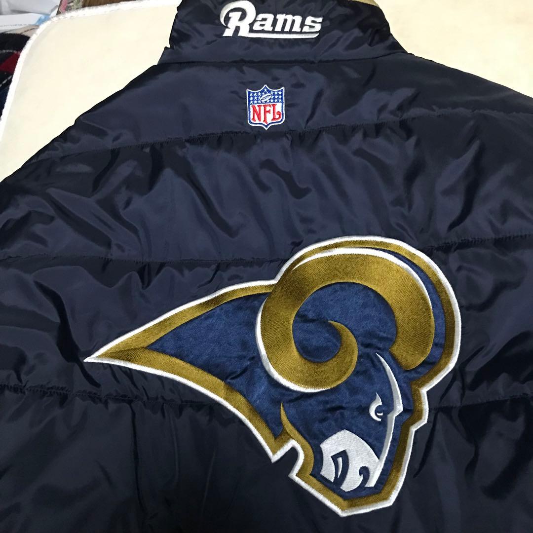 希少　リーボック×N F Lコラボ　ロサンゼルスラムズチームジャケット