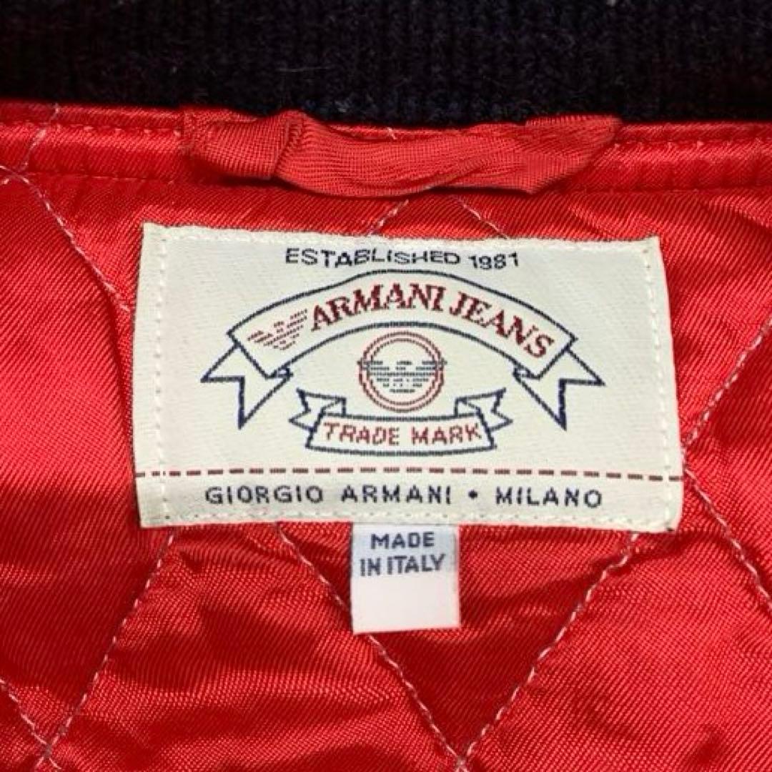 ARMANI アルマーニ 90's メルトン ウール ボンバー MA-1