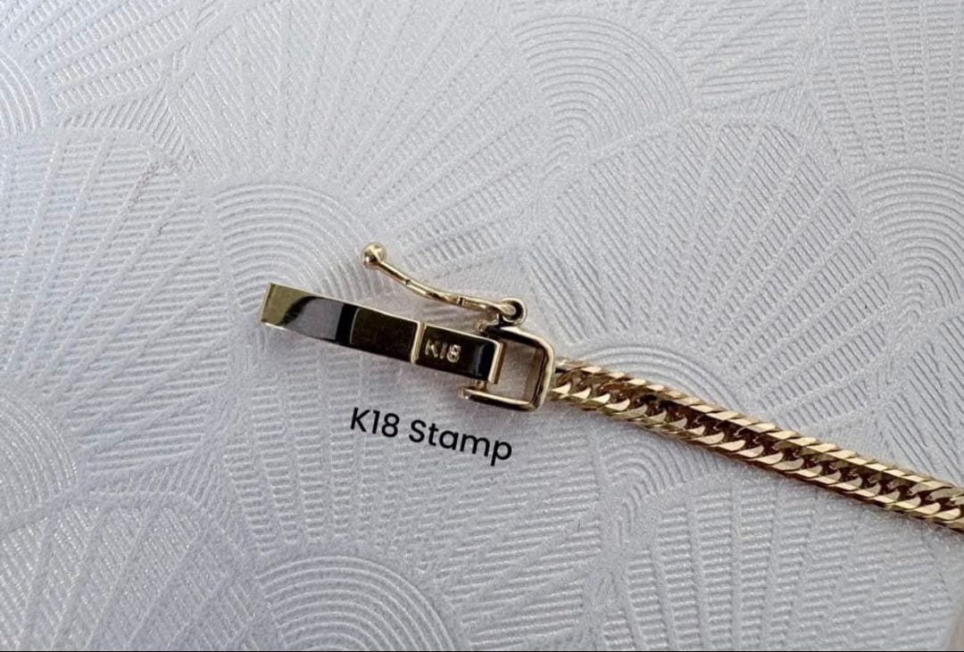 12TC 18K 日本製ゴールド 17cm 3.02 grams ブレスレット