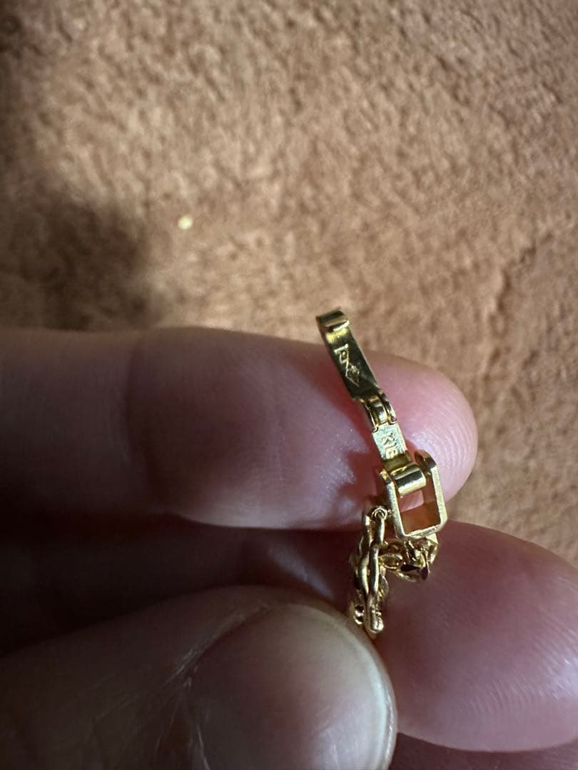 12TC 18K 日本製ゴールド 17cm 3.02 grams ブレスレット