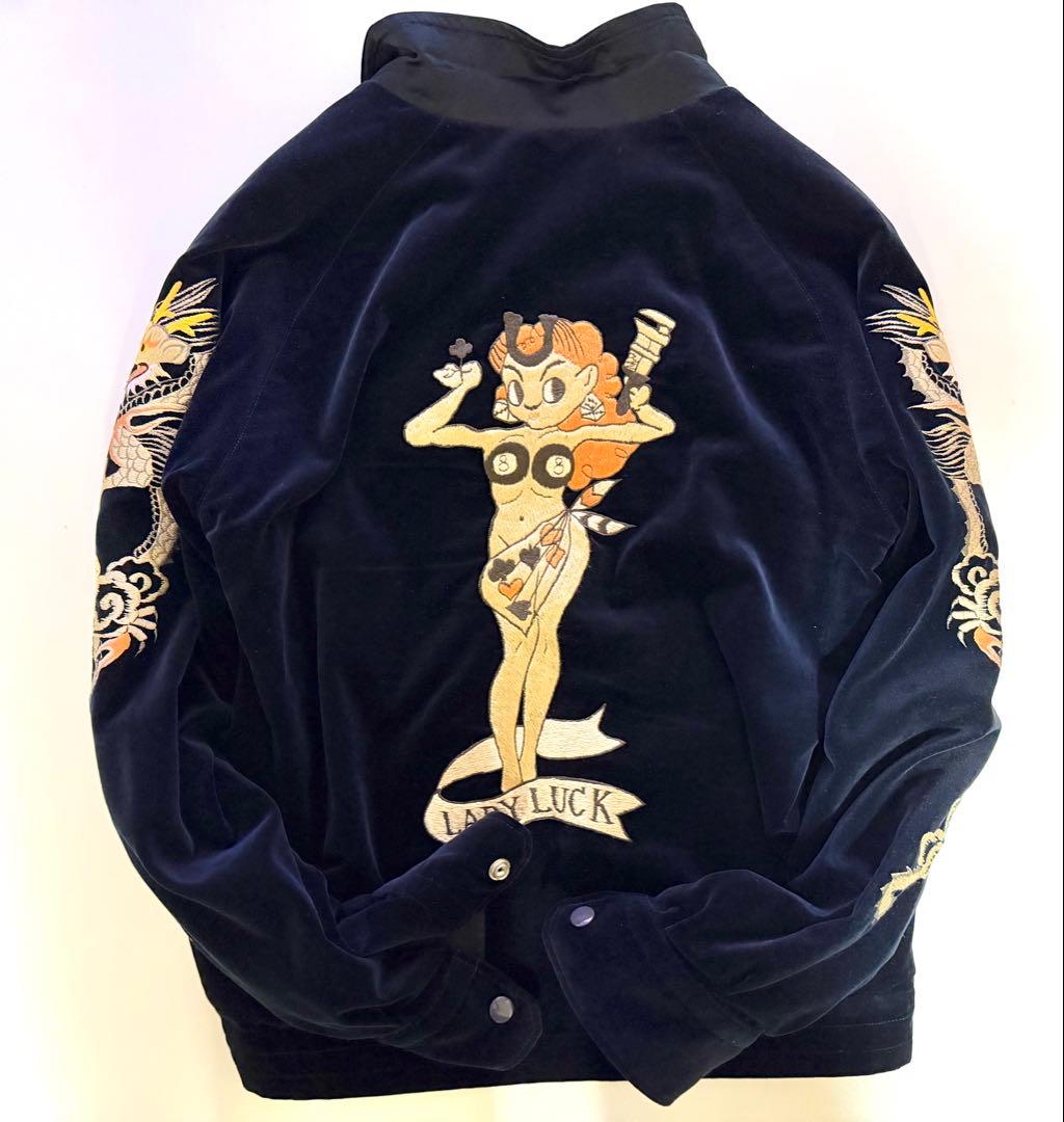 マ*ろ様 東洋 スペシャル スカジャン　CxTxM & 港商 lady luck