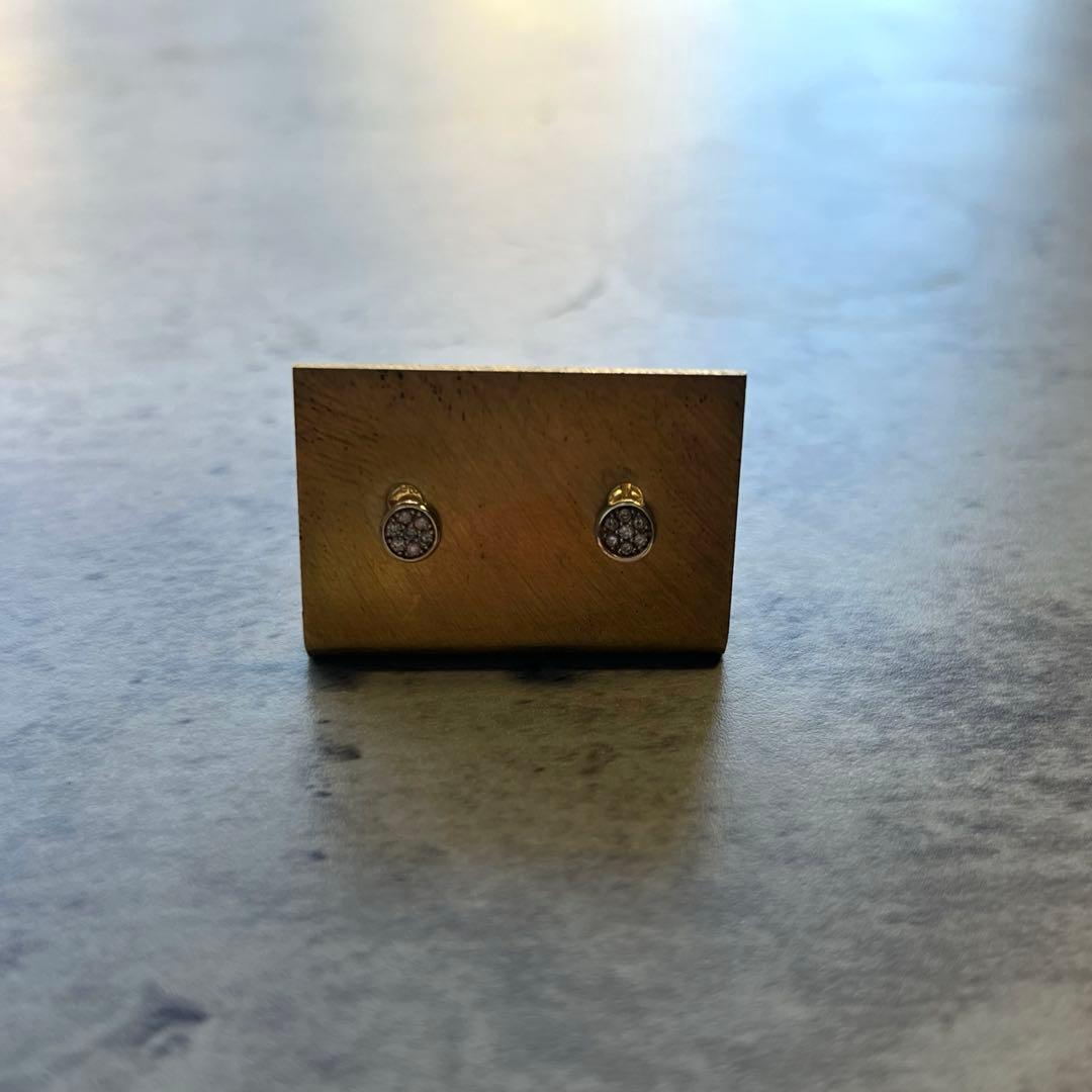 ete K10YG ブリリアント ダイアモンド ピアス