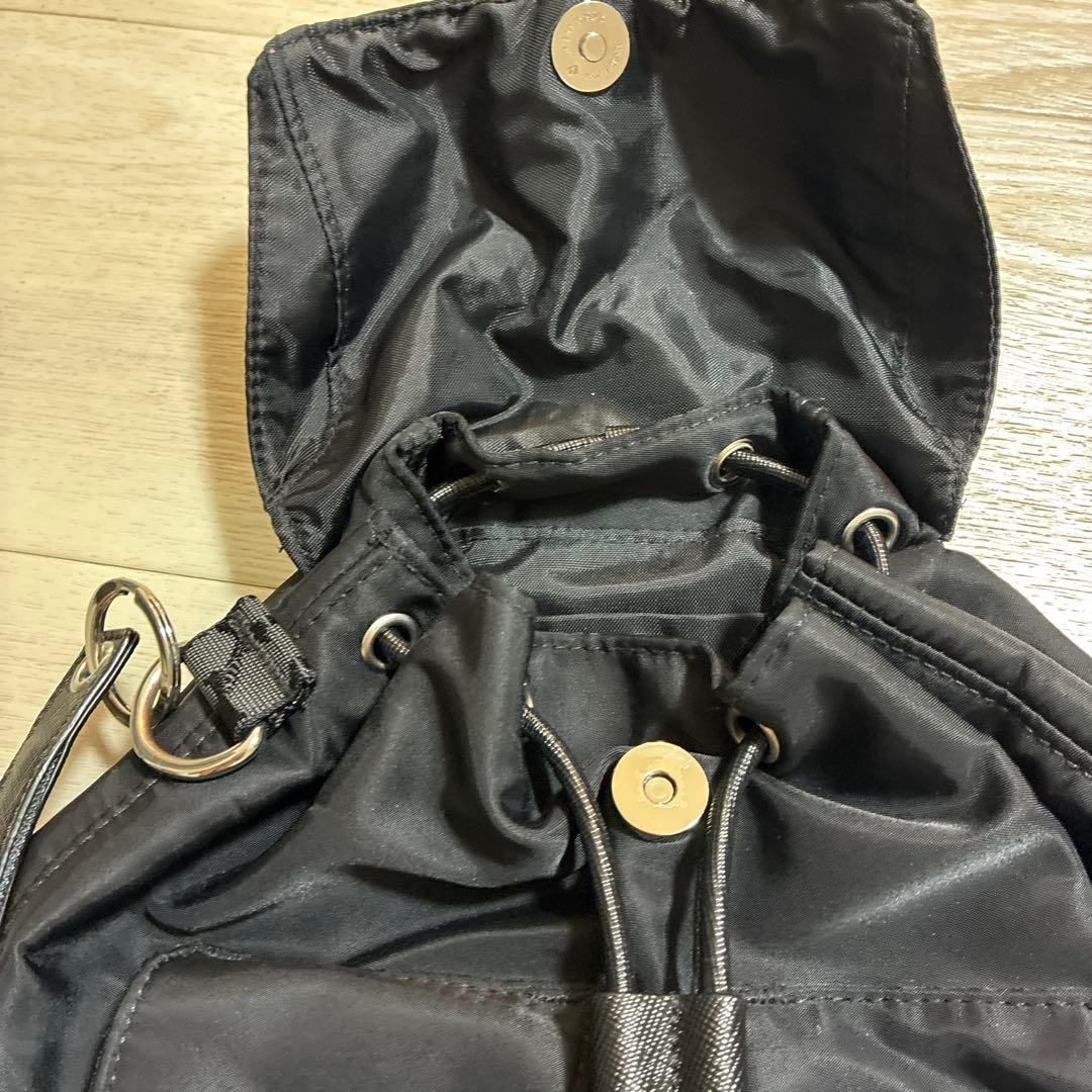 marimekko ブラック リュック・バックパック