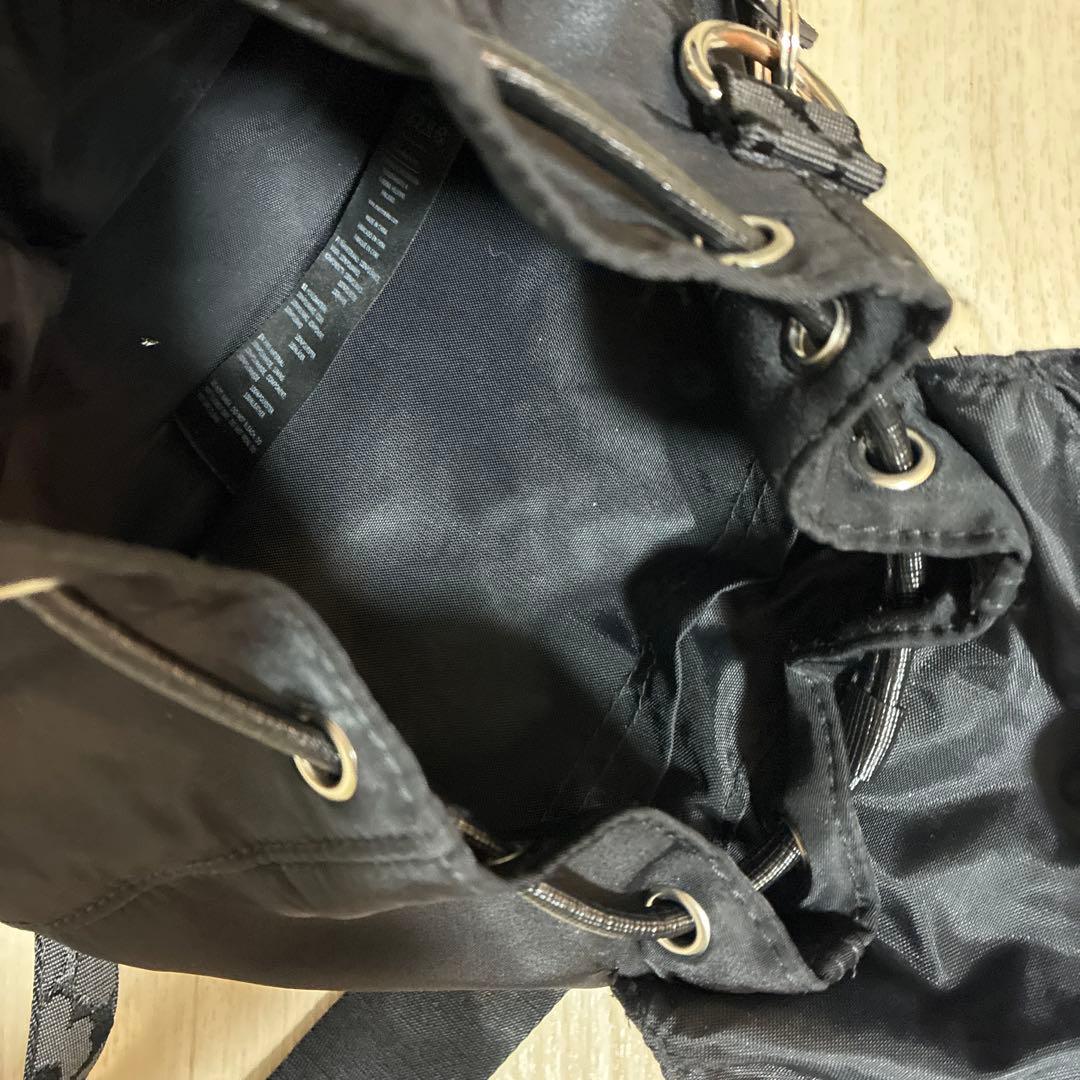 marimekko ブラック リュック・バックパック