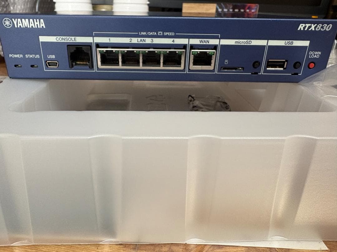YAMAHA RTX830 有線LANルーター