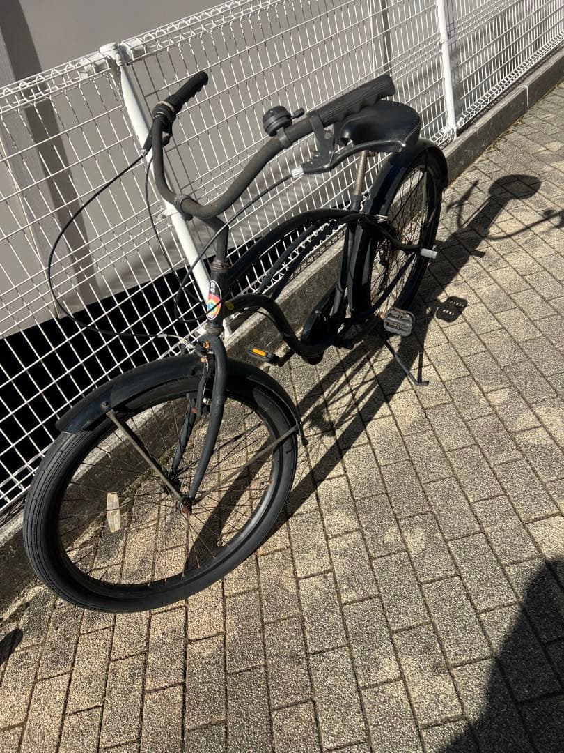 【引取りのみ】Rainbow ビーチクルーザー ブラック