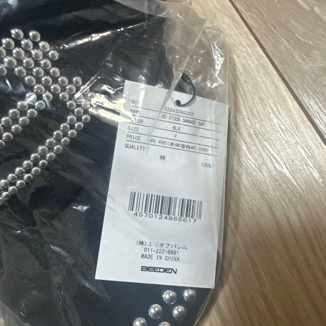 beeden キャップ ブラック 即日発送