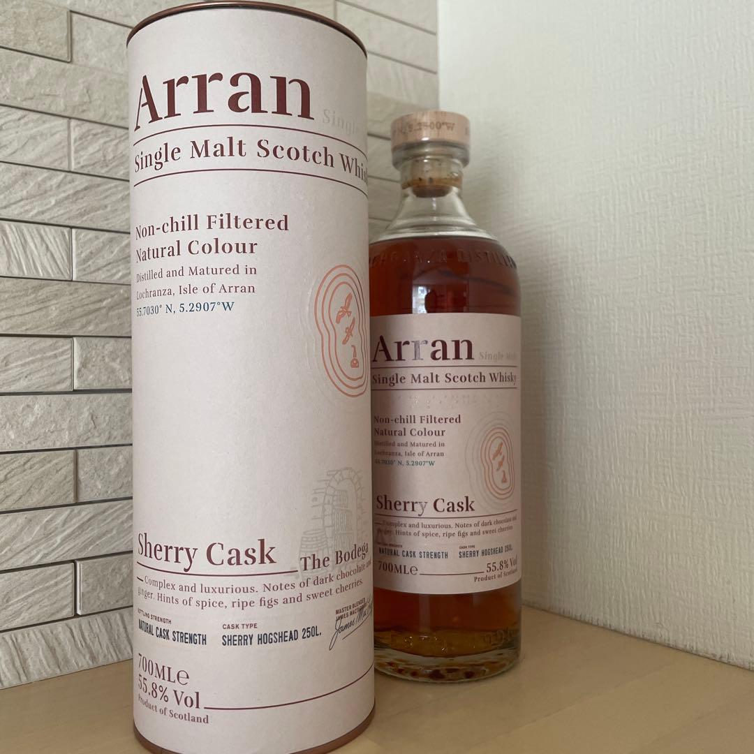 Arran シングルモルト　ウイスキー 700ml 55.8% シェリーカスク