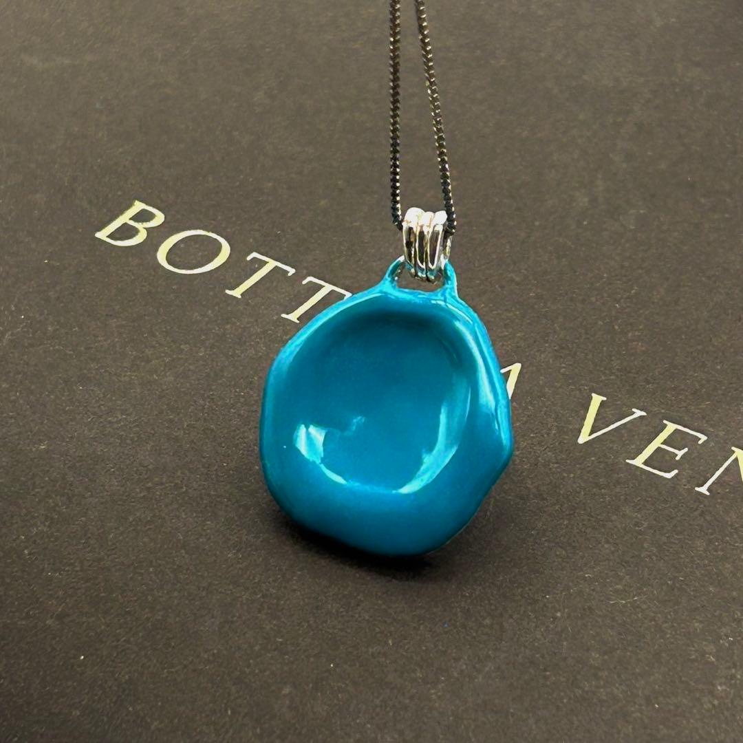 ボッテガヴェネタ ネックレスSV925 シーリングワックス風 ロングネックレス