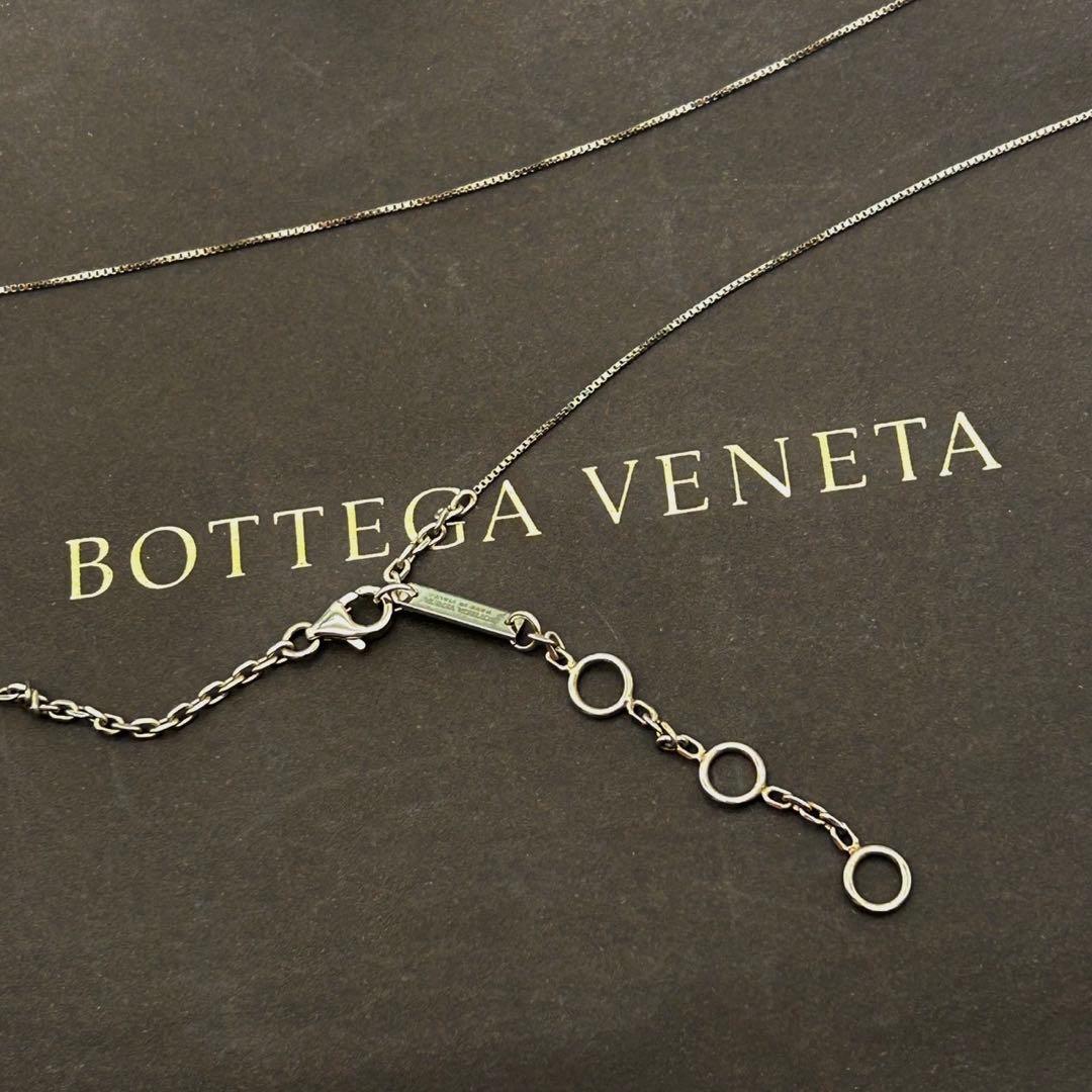 ボッテガヴェネタ ネックレスSV925 シーリングワックス風 ロングネックレス