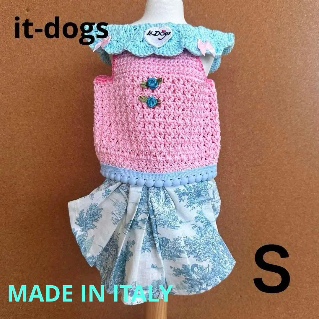 it-dogs ニット＆トワルドジュイワンピースＳ