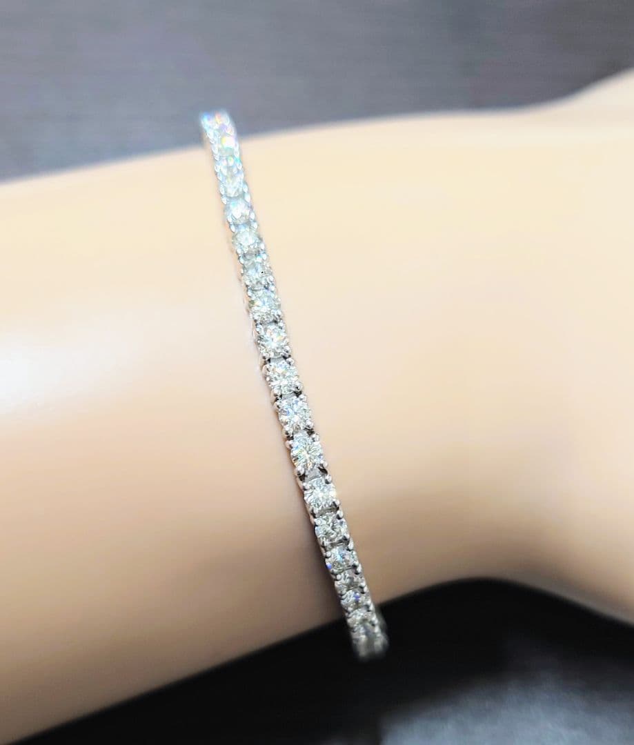 PT950 ダイヤテニスブレスレット（3ct）