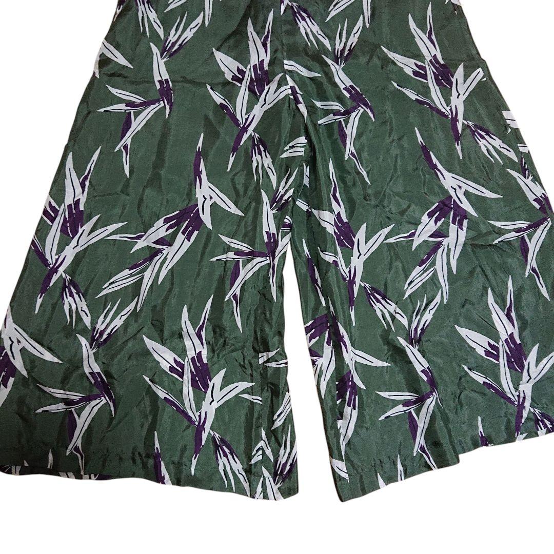 最終値下 SACRA（サクラ）リーフプリント パンツ サロペット 日本製 38