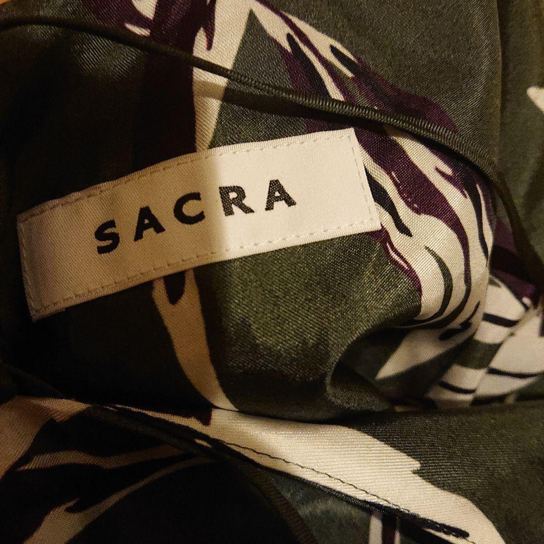 最終値下 SACRA（サクラ）リーフプリント パンツ サロペット 日本製 38