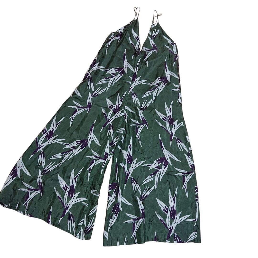 最終値下 SACRA（サクラ）リーフプリント パンツ サロペット 日本製 38