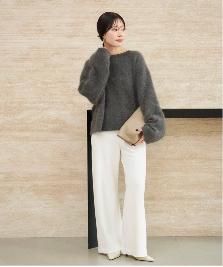 よ*店様 Plage Fur Essential ニット　新品　タグ付き　グレー