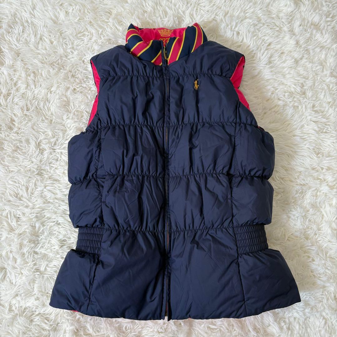 新品タグ付き　ラルフローレン 定価4万円　リバーシブルダウンベスト 160