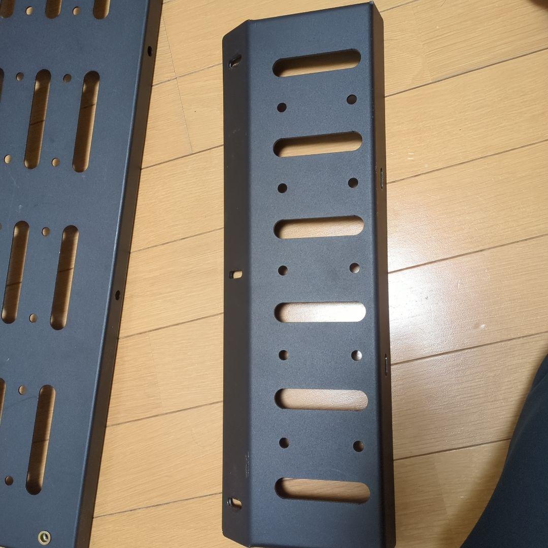 天井収納ラック ブラック アルミ製 約120cm x 40cm