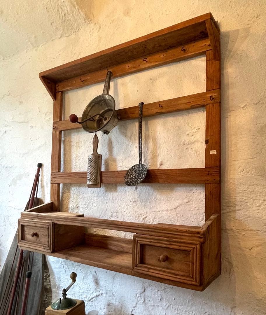 フランス　ヴィンテージ　ウォールシェルフ