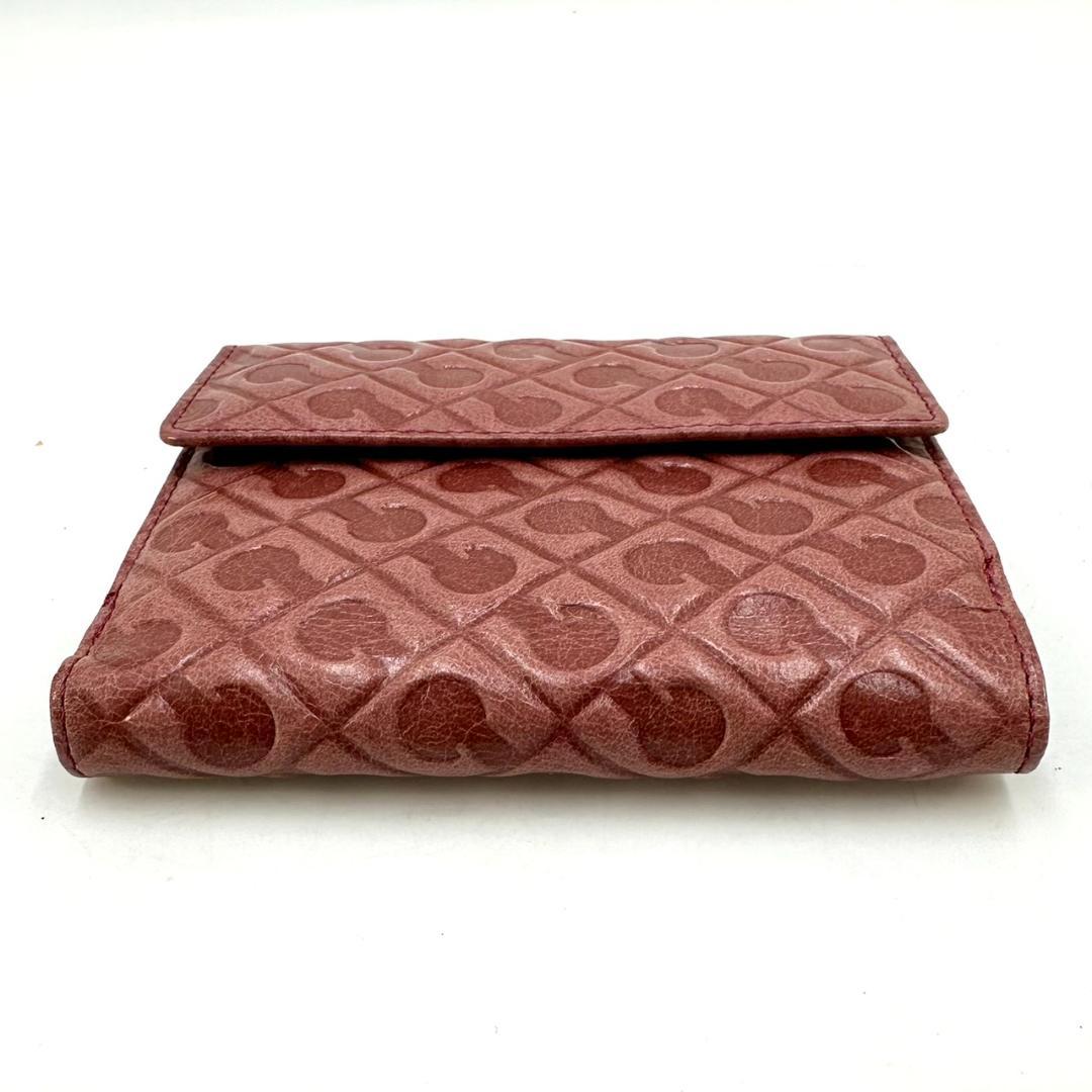 GHERARDINI ゲラルディーニ オールレザー 二つ折り財布 ロゴ総柄 箱付