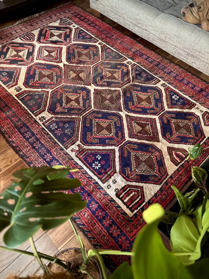 トライバルラグ　ヴィンテージラグ　アフガンラグ　マルダリ　バルーチ　プリミティブ