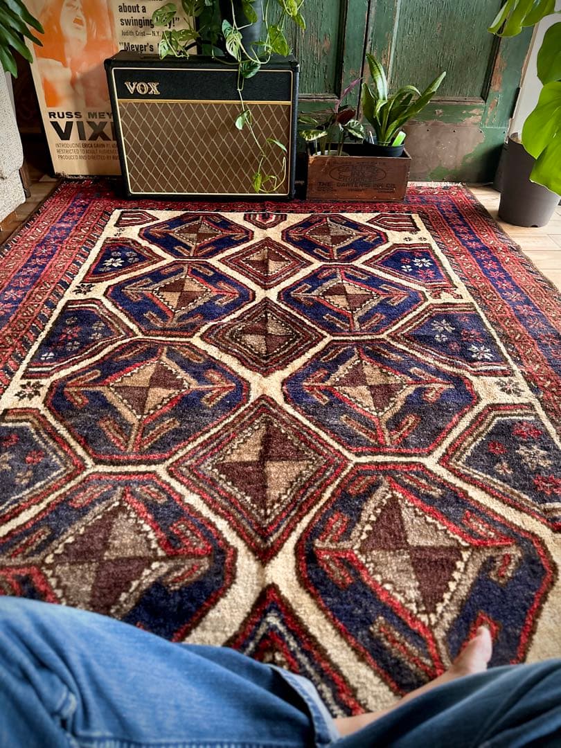 トライバルラグ　ヴィンテージラグ　アフガンラグ　マルダリ　バルーチ　プリミティブ