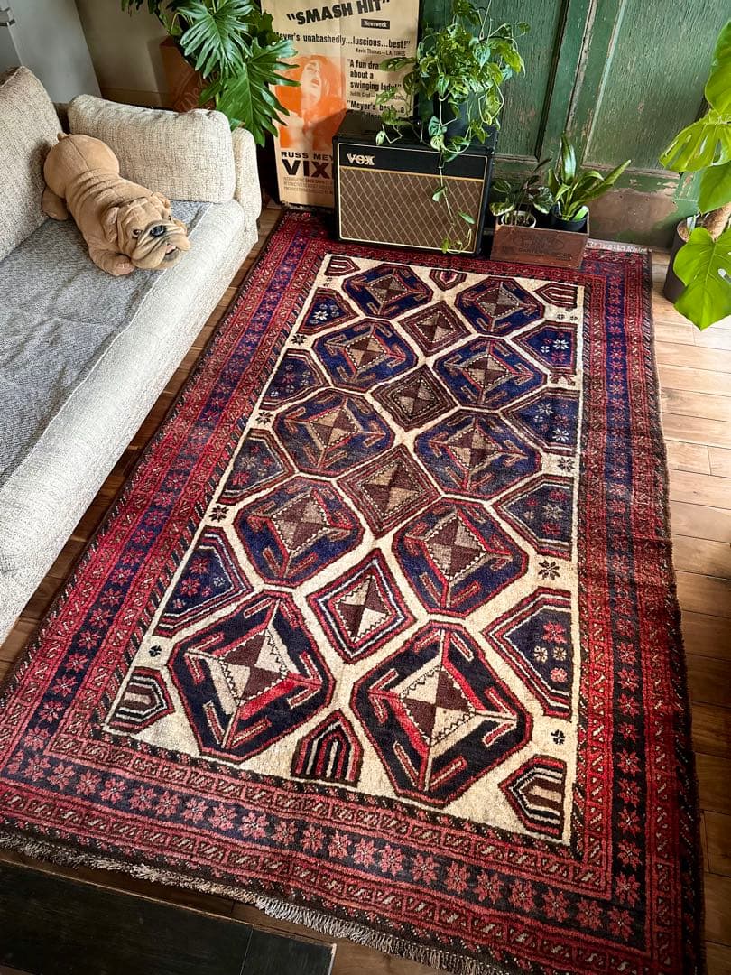 トライバルラグ　ヴィンテージラグ　アフガンラグ　マルダリ　バルーチ　プリミティブ