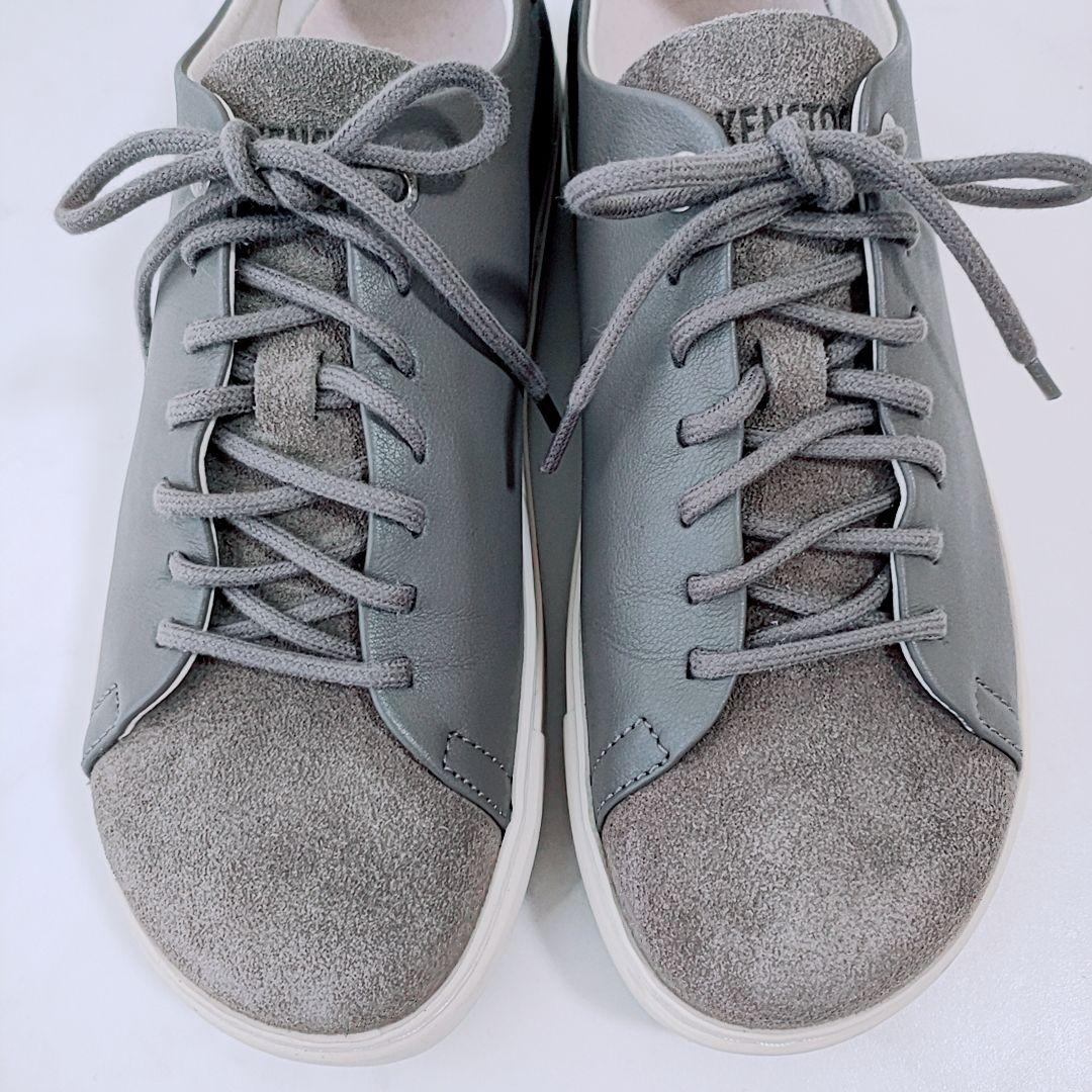 極美品✨ビルケンシュトック ベンドロー スニーカー　24.5　グレー　ブラウン