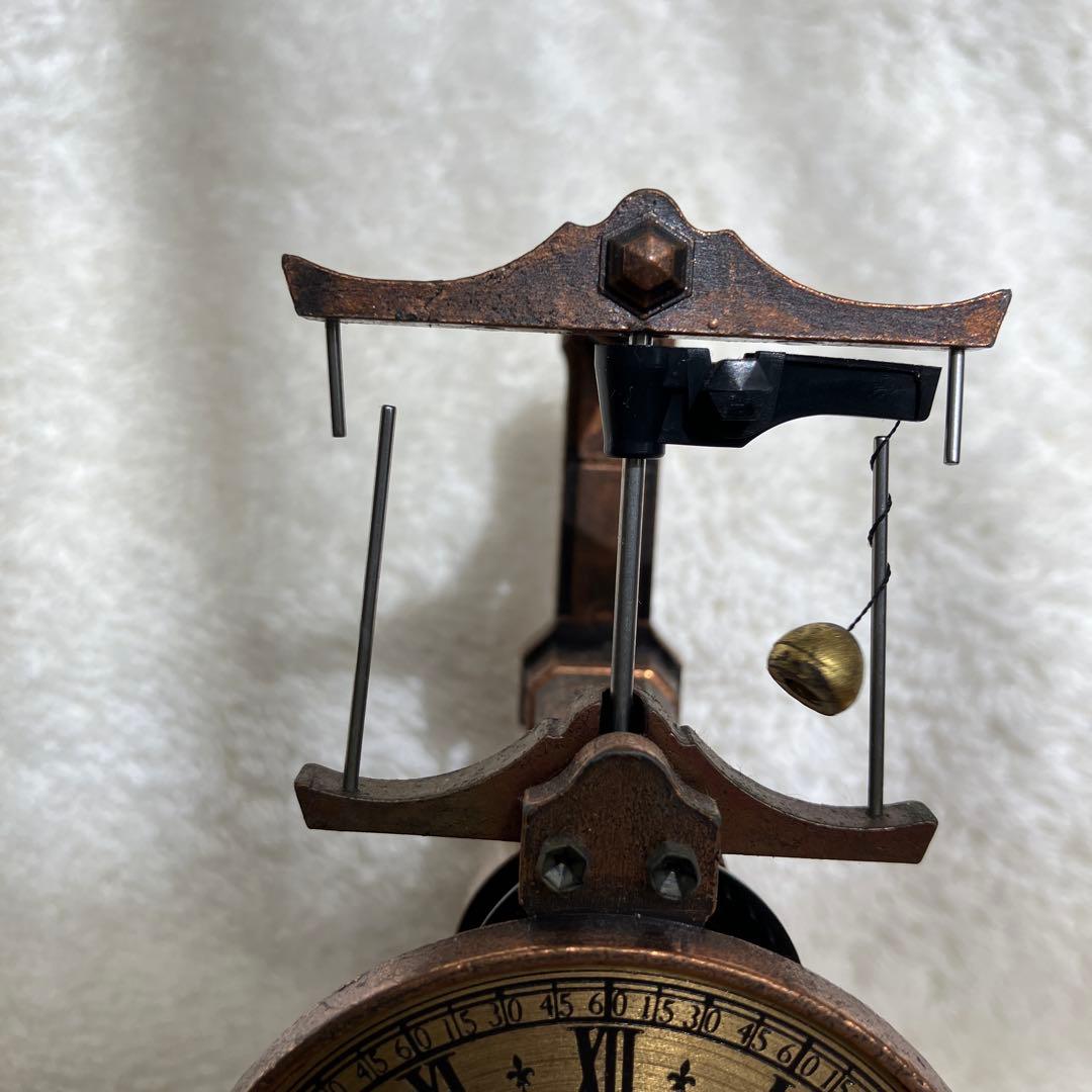 値下げ！　アンティーク型時計風置物　トミー製ギルドクロック　からくり時計