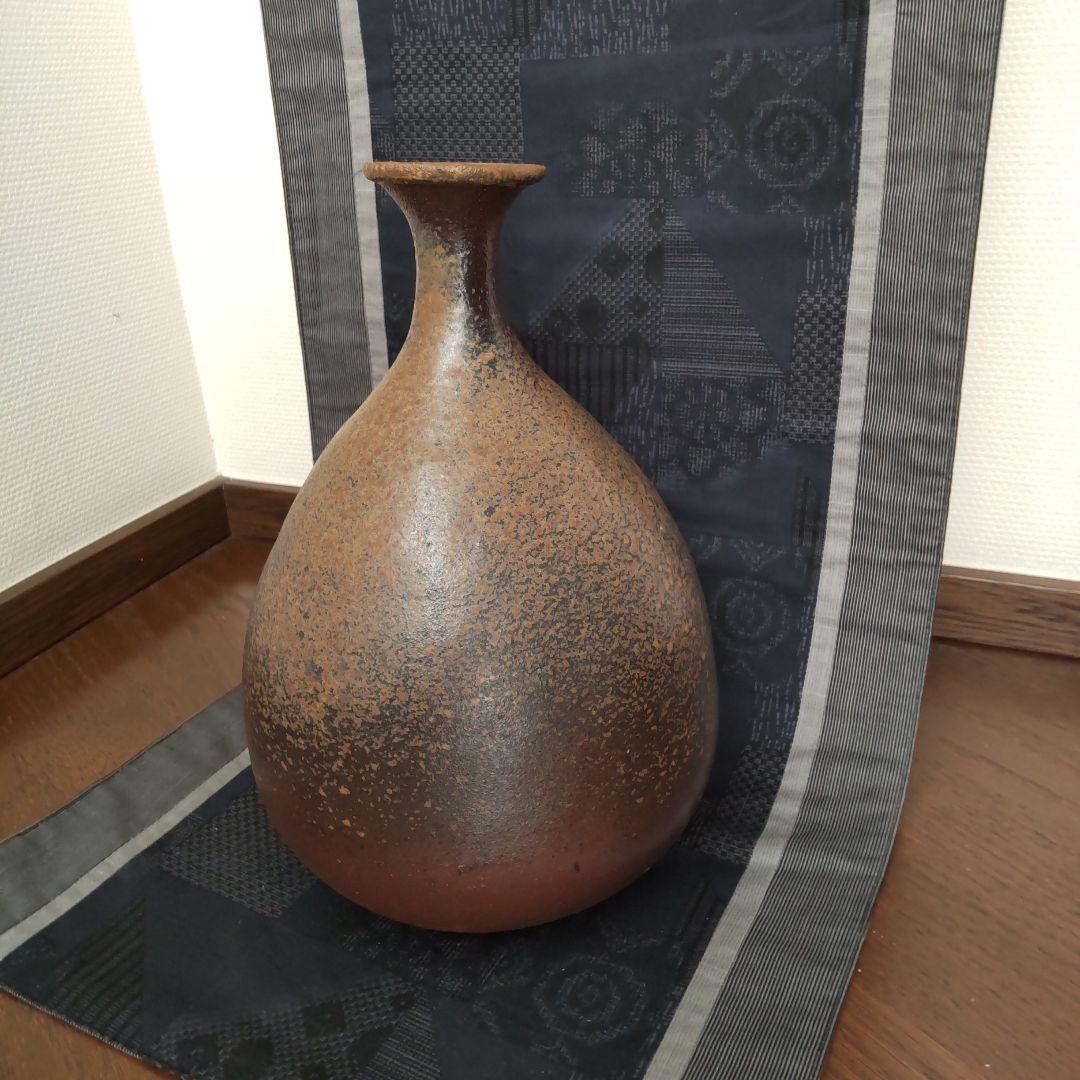 黒備前　尻張花入　18