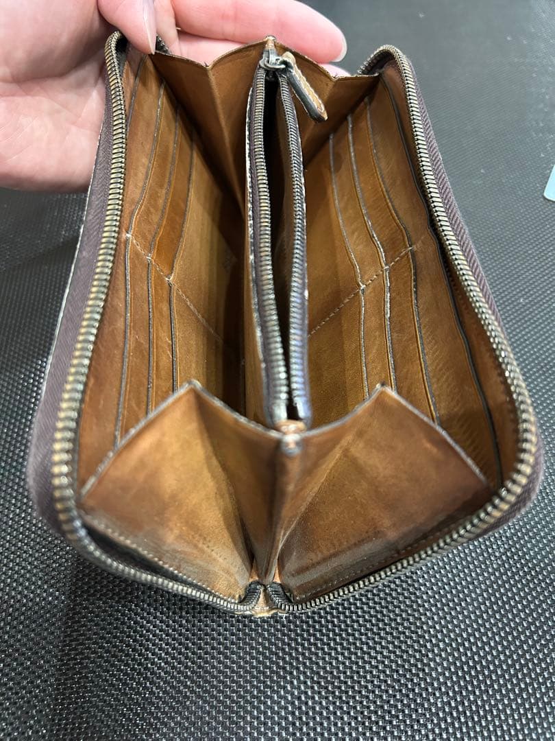 ベルルッティ 長財布 ブラウン イタウバ