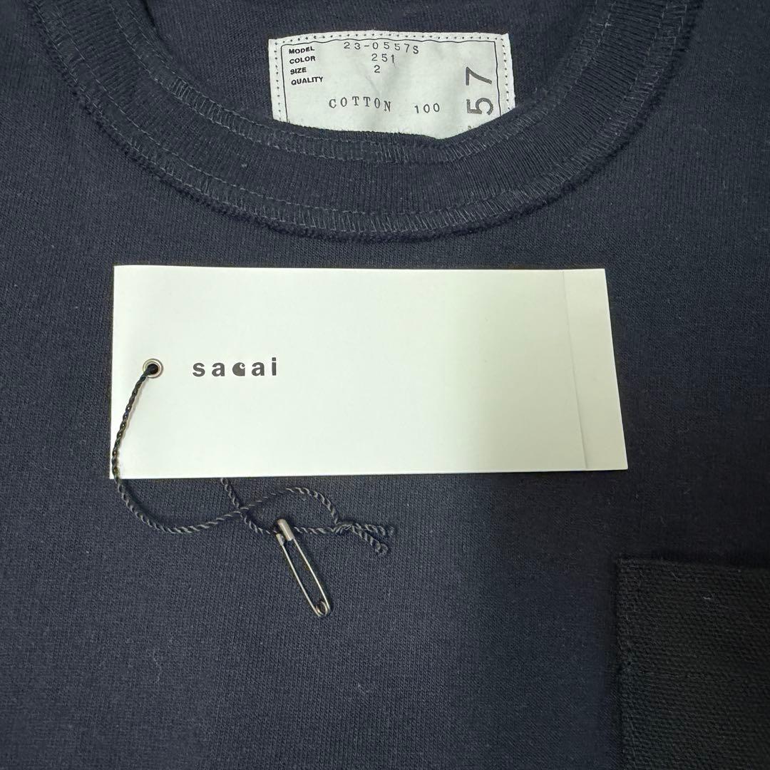 sacai Carhartt コラボ Tシャツ 黒