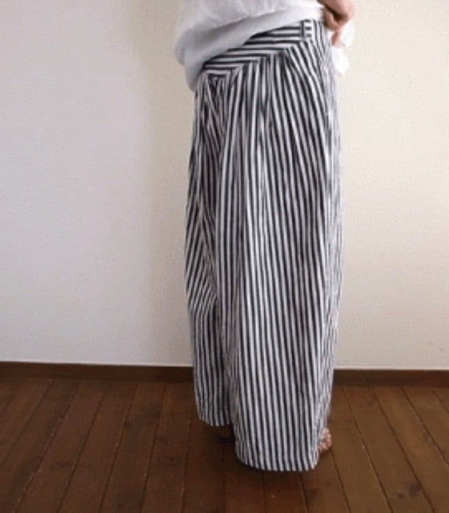 kapitalワイドヒッコリーヌーボーパンツ