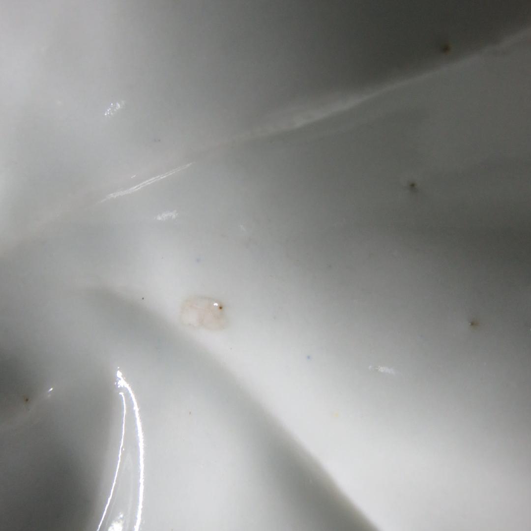 向付 変形 花形 希少 染付 古伊万里 5客 草文様 窯傷 江戸