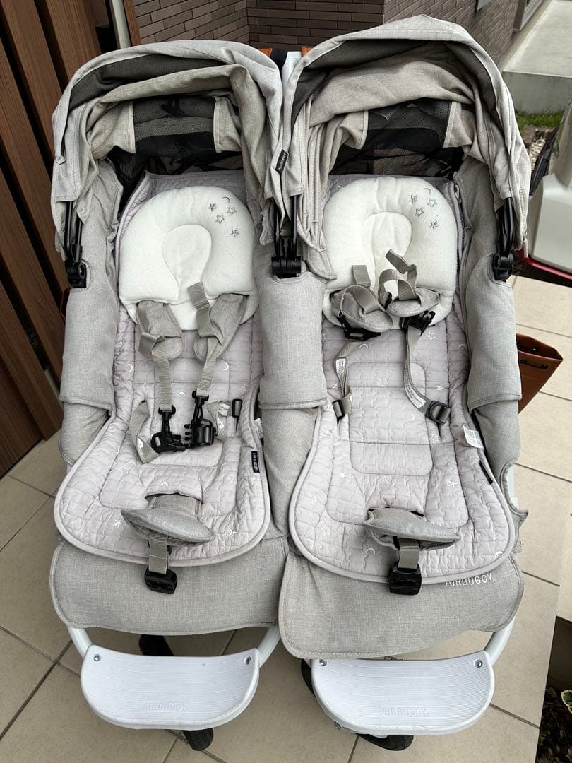 ⚠️セール有！ エアバギー ココダブル フロムバース 双子ベビーカー 折りたたみ式