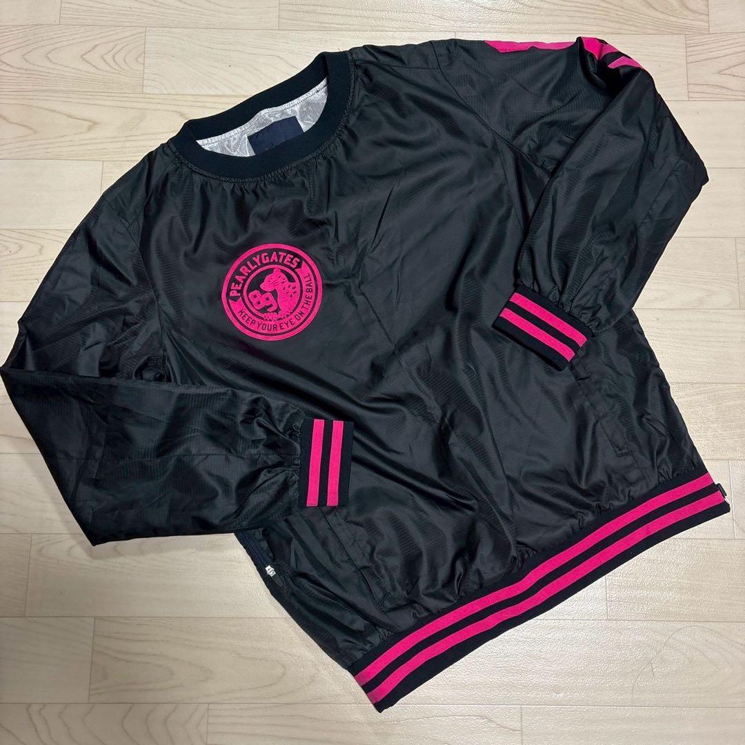 パーリーゲイツ　ツインスニード 　2枚セット モックネック　黒　ネイビーピンク