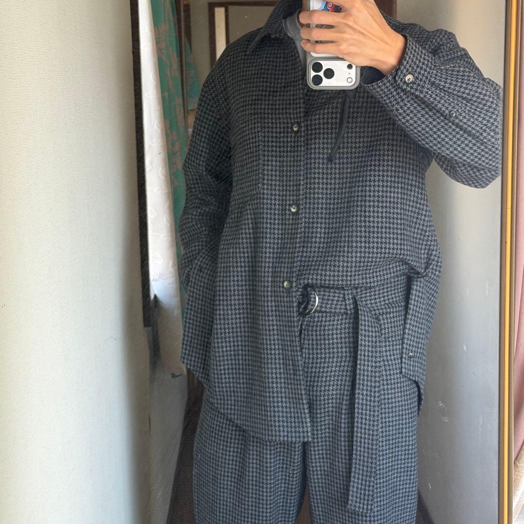 T*S様 着画ありNanushka ハウンドトゥースセットアップ