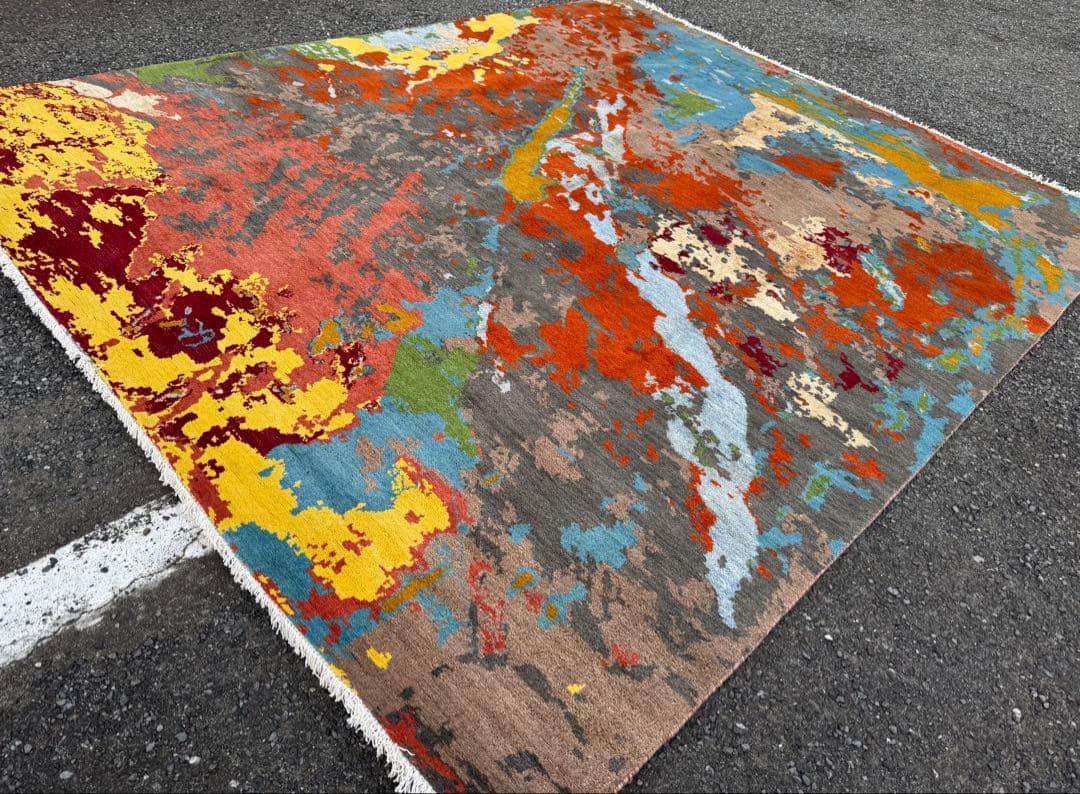 ペルシャ 手織り 絨毯 (!! New modern Style Rug !!)