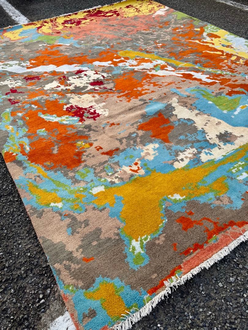 ペルシャ 手織り 絨毯 (!! New modern Style Rug !!)