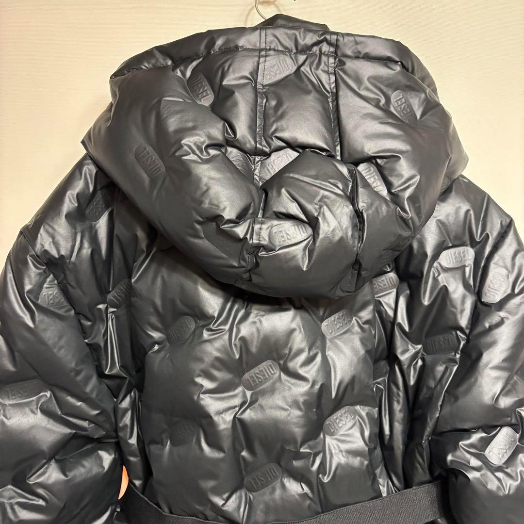 新品未使用 DIESEL ディーゼル ロング丈 ダウンジャケット M