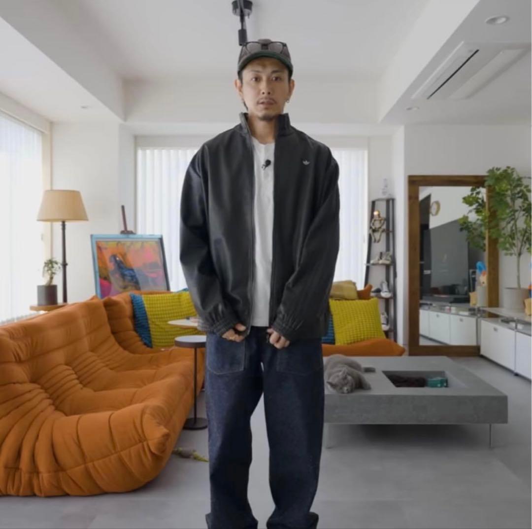 プレザー ファイヤーバード オーバーサイズ トラックトップ アディダス　XL