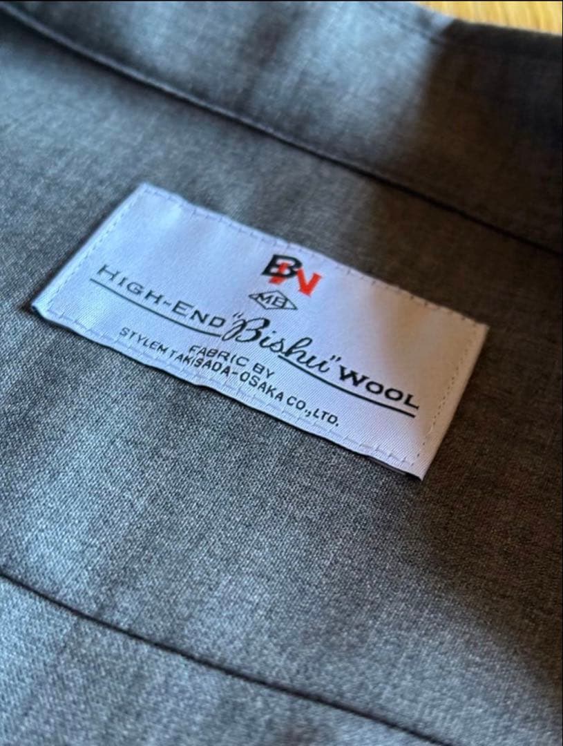 【L】MB Super140’sULTRAFINEWOOLパーマネントシャツ